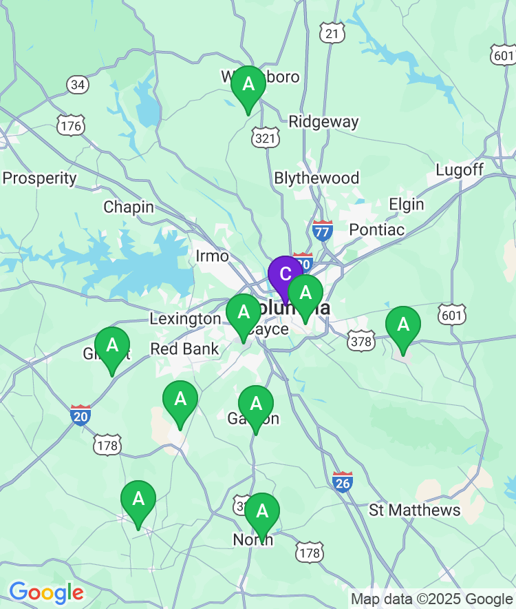Columbia Available Airport Options